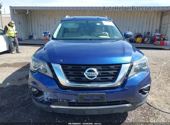 5N1DR2MM4KC580267 2019 NISSAN PATHFINDER Blue Widok zestawu wskaźników