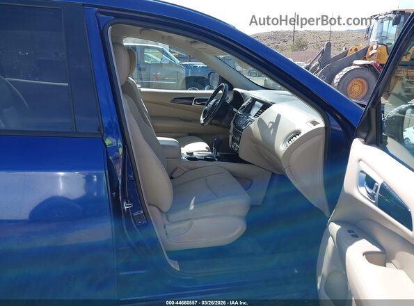5N1DR2MM4KC580267 2019 NISSAN PATHFINDER Blue Widok wnętrza z przodu