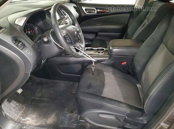 5N1DR2MM4KC594864 2019 NISSAN PATHFINDER Charcoal წინა სალონის ხედი