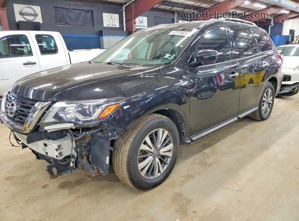 5N1DR2MM4KC612148 2019 NISSAN PATHFINDER Черный Передняя левая четверть