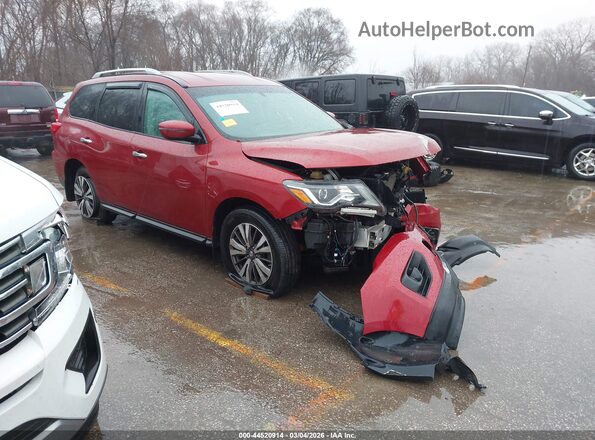 5N1DR2MM6HC912752 2017 NISSAN PATHFINDER Red Передня права чверть
