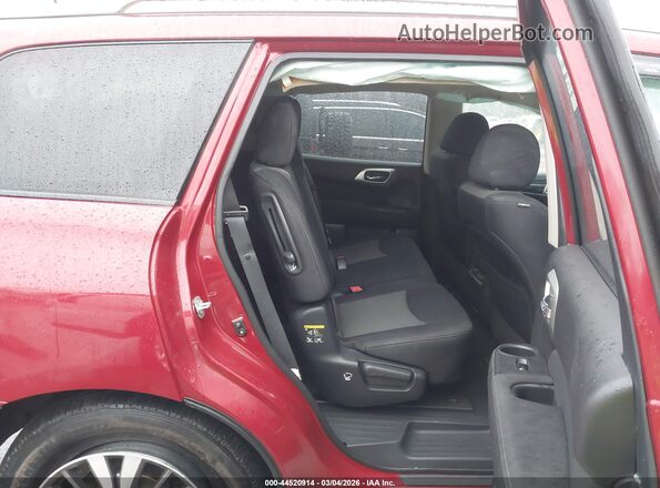 5N1DR2MM6HC912752 2017 NISSAN PATHFINDER Red Вид наклейки з VIN-кодом