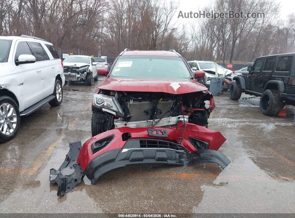 5N1DR2MM6HC912752 2017 NISSAN PATHFINDER Red Вид щитка приладів