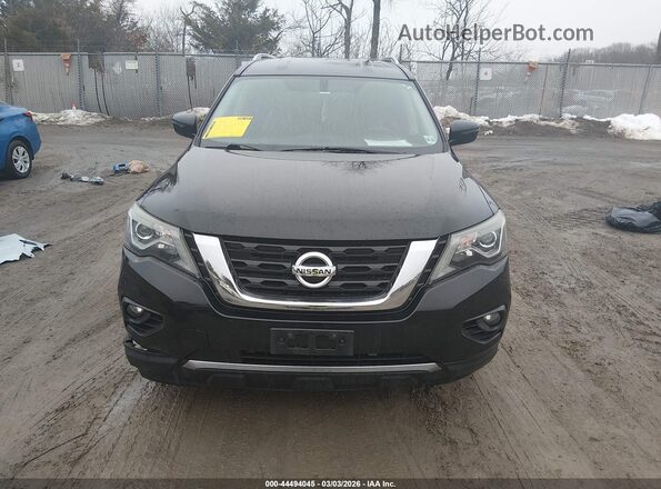 5N1DR2MM6JC674391 2018 NISSAN PATHFINDER Черный Вид щитка приборов