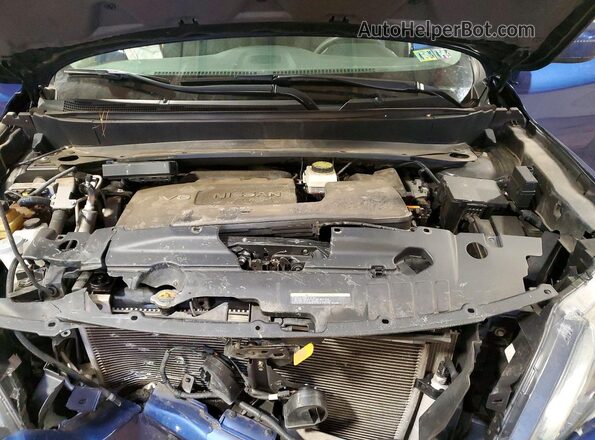 5N1DR2MM6JC679347 2018 NISSAN PATHFINDER Blue Շարժիչի բաժամունքի տեսք