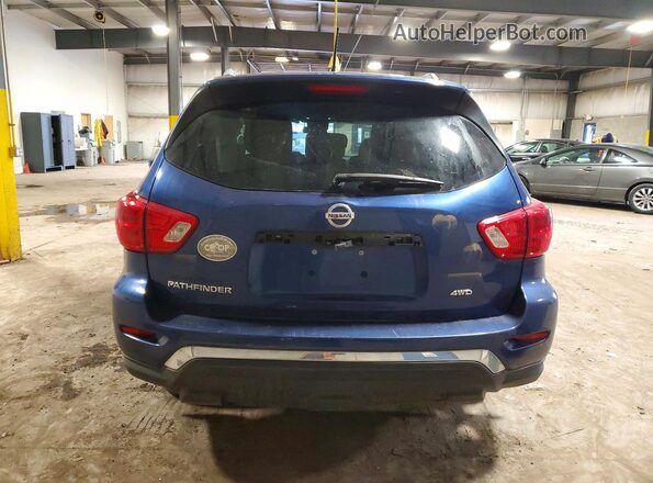 5N1DR2MM6JC679347 2018 NISSAN PATHFINDER Blue Հետևի տեսք