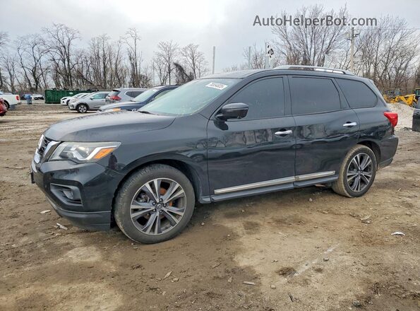 5N1DR2MM7HC696555 2017 NISSAN PATHFINDER Black Առջևի ձախ երեք քառորդ տեսարան