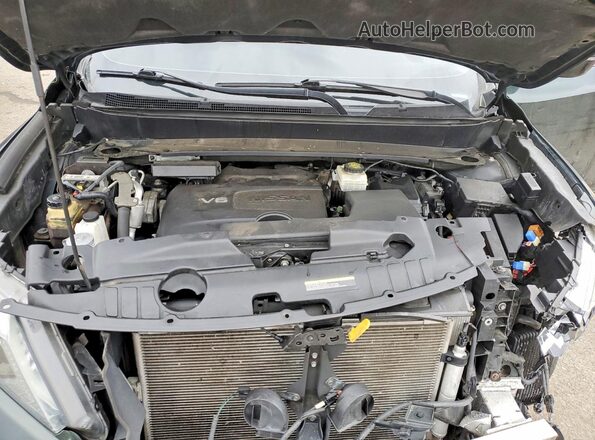 5N1DR2MM7JC648575 2018 NISSAN PATHFINDER Green Շարժիչի բաժամունքի տեսք