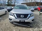 2019 Nissan Pathfinder Sv Silver vin: 5N1DR2MM7KC606005