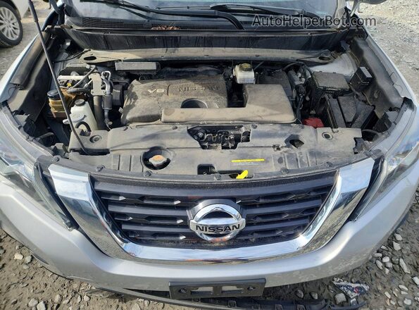 5N1DR2MM7KC606005 2019 NISSAN PATHFINDER Silver Vista del compartimento del motor