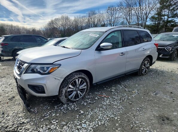 5N1DR2MM7KC606005 2019 NISSAN PATHFINDER Silver Vista tres cuartos delantera izquierda
