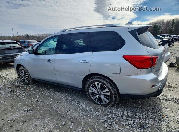 5N1DR2MM7KC606005 2019 NISSAN PATHFINDER Silver Trasero izquierdo