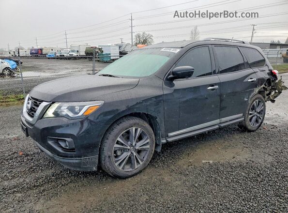 5N1DR2MM8HC632301 2017 NISSAN PATHFINDER Black Առջևի ձախ երեք քառորդ տեսարան