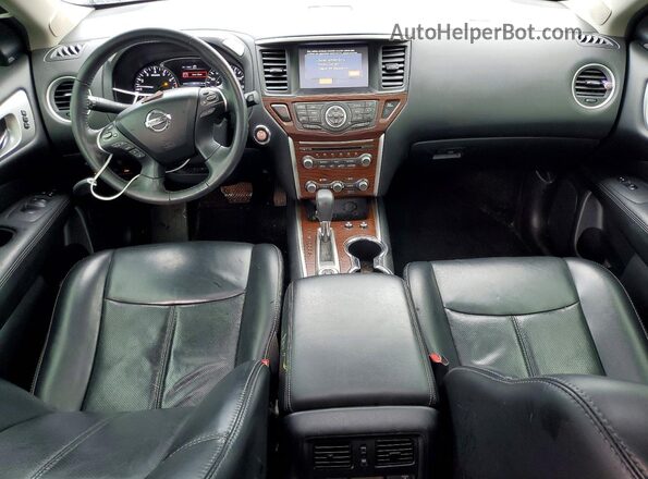 5N1DR2MM8HC632301 2017 NISSAN PATHFINDER Black Առջևի վահանակի տեսք