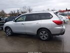 2017 Nissan Pathfinder Sv Silver vin: 5N1DR2MM8HC696273