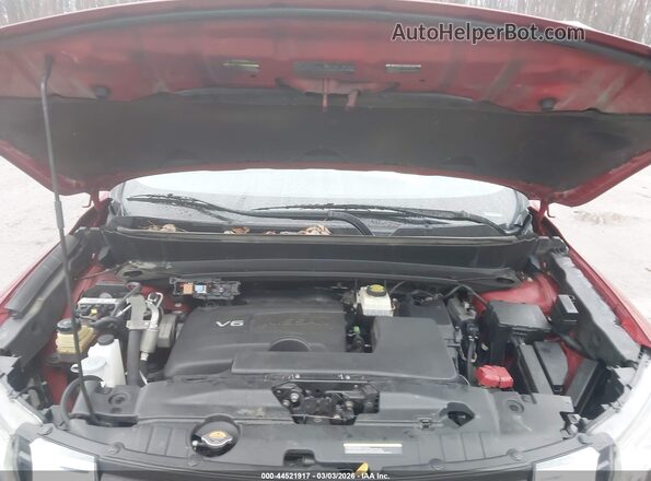 5N1DR2MM8HC913174 2017 NISSAN PATHFINDER Красный Вид сзади