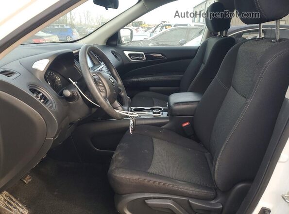 5N1DR2MM8KC649364 2019 NISSAN PATHFINDER Белый Вид салона спереди