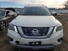 2019 Nissan Pathfinder S Белый vin: 5N1DR2MM8KC649364