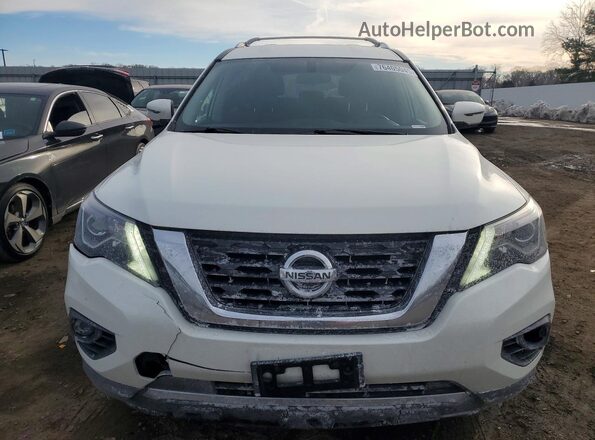 5N1DR2MM8KC649364 2019 NISSAN PATHFINDER Белый Вид спереди