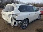 2019 Nissan Pathfinder S Белый vin: 5N1DR2MM8KC649364