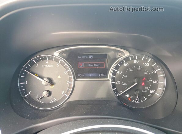 5N1DR2MM8KC649364 2019 NISSAN PATHFINDER Белый Вид щитка приборов