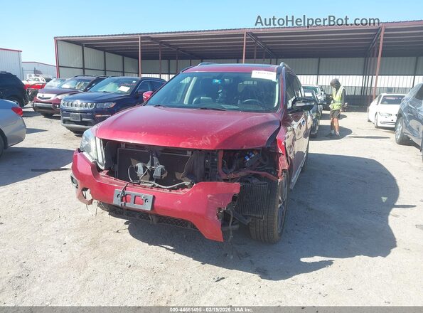 5N1DR2MM9HC600005 2017 NISSAN PATHFINDER Красный Вид спереди