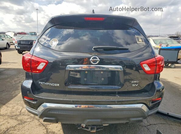 5N1DR2MM9KC601596 2019 NISSAN PATHFINDER Black Widok z tyłu