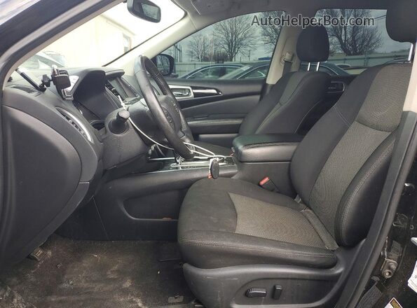 5N1DR2MM9KC601596 2019 NISSAN PATHFINDER Black Widok wnętrza z przodu