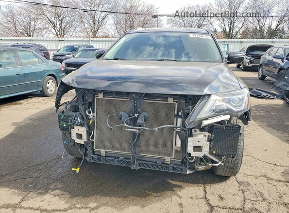 5N1DR2MM9KC601596 2019 NISSAN PATHFINDER Black Widok z przodu