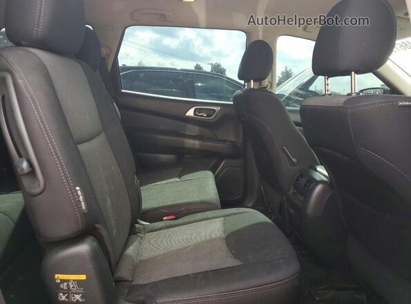 5N1DR2MM9KC601596 2019 NISSAN PATHFINDER Black Widok wnętrza z tyłu