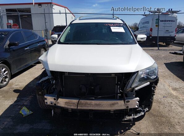 5N1DR2MMXHC638570 2017 NISSAN PATHFINDER White Widok wnętrza z tyłu