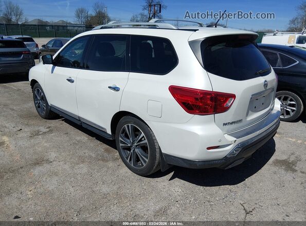 5N1DR2MMXHC638570 2017 NISSAN PATHFINDER White Tył lewy