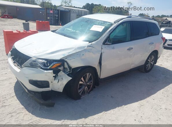 5N1DR2MMXKC654436 2019 NISSAN PATHFINDER White წინა მარცხენა ხედი სამი მეოთხედიდან