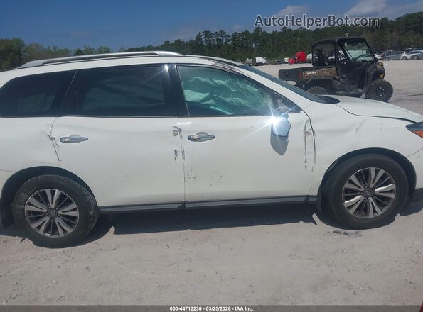 5N1DR2MMXKC654436 2019 NISSAN PATHFINDER White უკანა სალონის ხედი