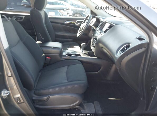 5N1DR2MN0KC627674 2019 NISSAN PATHFINDER Серый Вид салона спереди