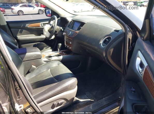 5N1DR2MN1HC676035 2017 NISSAN PATHFINDER Black Vista interior delantera