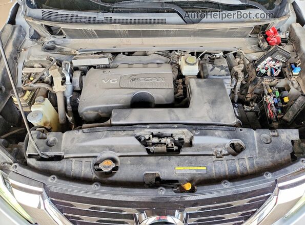 5N1DR2MN1KC583989 2019 NISSAN PATHFINDER Silver ძრავის განყოფილების ხედი