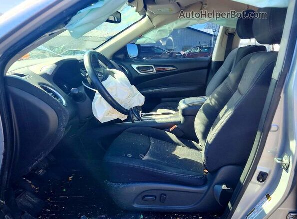 5N1DR2MN1KC598377 2019 NISSAN PATHFINDER Серебряный Вид салона спереди