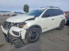2019 Nissan Pathfinder Sv White vin: 5N1DR2MN1KC649201