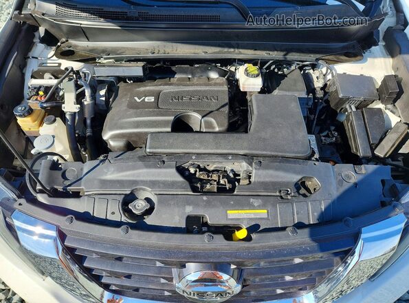 5N1DR2MN2KC611718 2019 NISSAN PATHFINDER White Vista del compartimento del motor