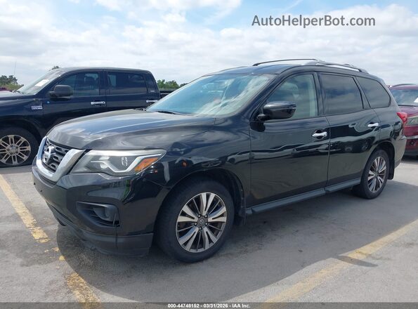 5N1DR2MN3KC585355 2019 NISSAN PATHFINDER Black Vista tres cuartos delantera izquierda