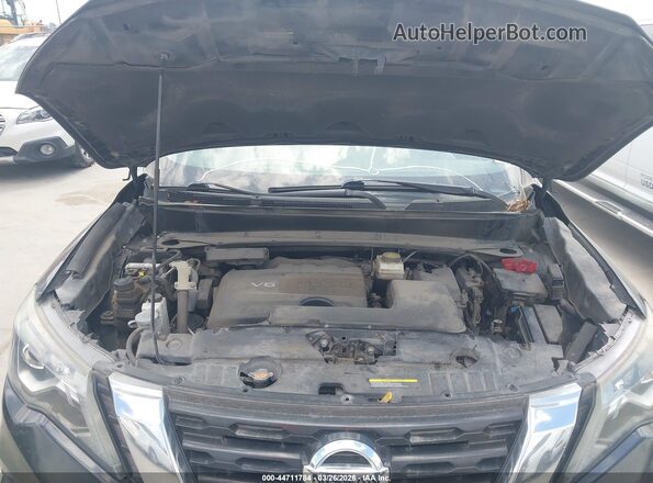 5N1DR2MN4JC677931 2018 NISSAN PATHFINDER Black Widok z tyłu