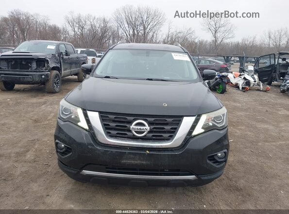 5N1DR2MN4KC578432 2019 NISSAN PATHFINDER Black Widok wnętrza z tyłu