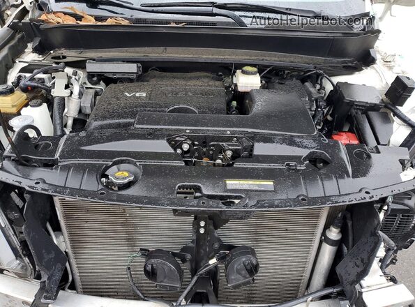 5N1DR2MN6HC615084 2017 NISSAN PATHFINDER White Вид задньої частини салону