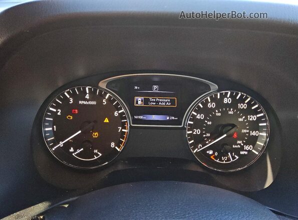 5N1DR2MN6JC616077 2018 NISSAN PATHFINDER Black Вид щитка приладів