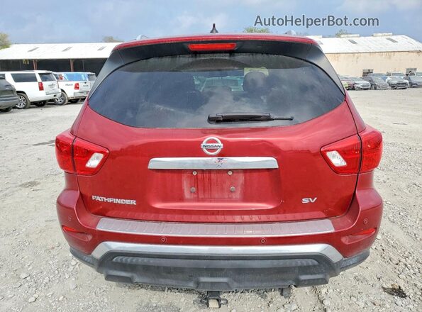 5N1DR2MN6JC625572 2018 NISSAN PATHFINDER Темно-бордовый Вид сзади