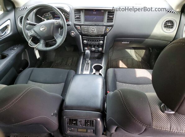 5N1DR2MN6JC625572 2018 NISSAN PATHFINDER Темно-бордовый Вид панели приборов