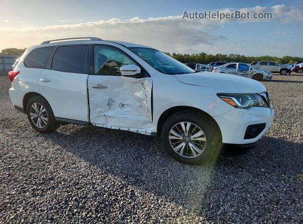 5N1DR2MN8JC639439 2018 NISSAN PATHFINDER White Delantero derecho