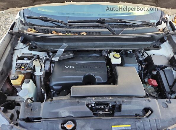 5N1DR2MN8JC639439 2018 NISSAN PATHFINDER White Vista del compartimento del motor