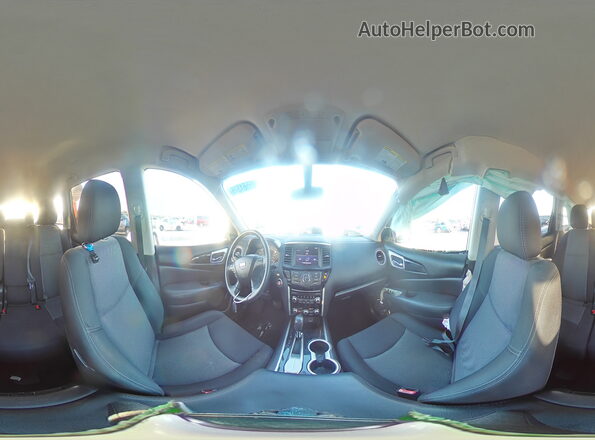 5N1DR2MN8JC639439 2018 NISSAN PATHFINDER White Vista interior de 360 grados
